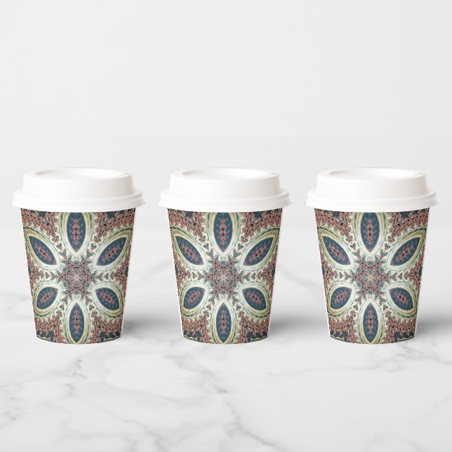 Vasos De Papel Pétalos Celestiales de Infinito (Multi)