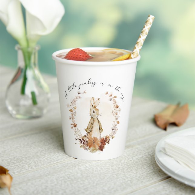 Vasos De Papel Peter Rabbit Autumn Flopsy Bunny Paper Cups (in situ)