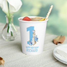 Vasos De Papel Peter Rabbit Baby First Birday Paper Cups