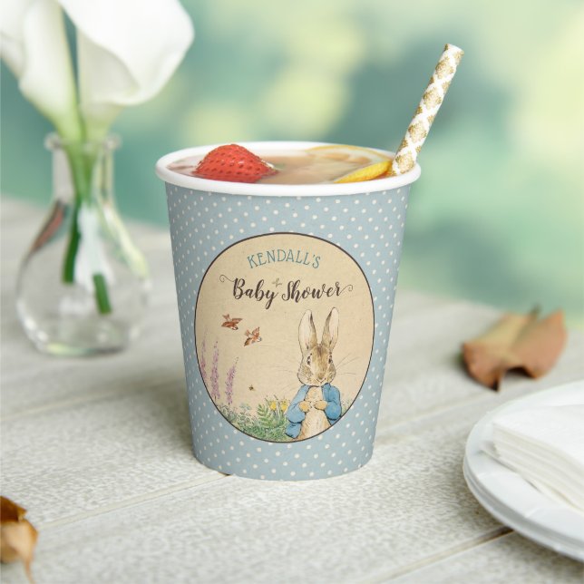 Vasos De Papel Peter Rabbit | Boy Baby Shower (in situ)