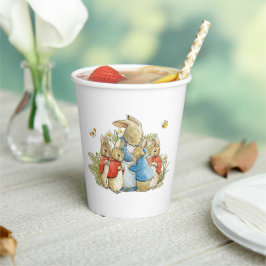 Vasos De Papel Peter the Rabbit Josephine Bunny