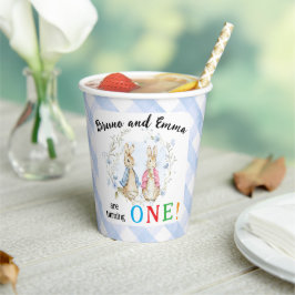 Vasos De Papel Peter y Flopsy Birthday Paper Cup
