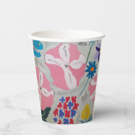 Vasos De Papel Petunias y flores de verano