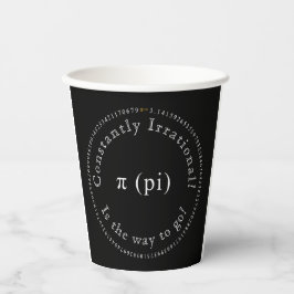 Vasos De Papel Pi, La Irracional Constante Matemática Graciosa