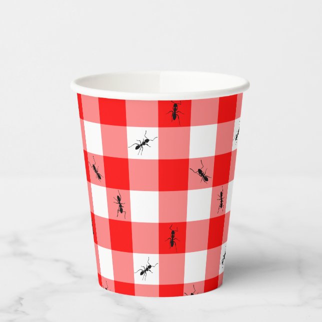 Vasos De Papel Pícnic de hormigas (Izquierda)
