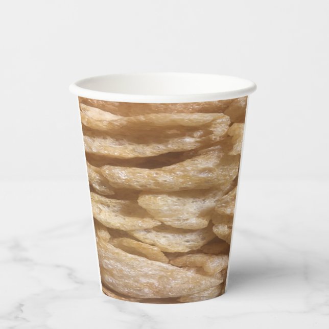 Vasos De Papel Pieles de cerdo (Anverso)
