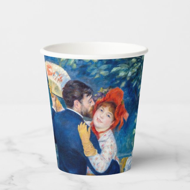 Vasos De Papel Pierre-Auguste Renoir - Baile rural (Anverso)