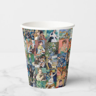 Vasos De Papel Pierre-Auguste Renoir - Obra maestra