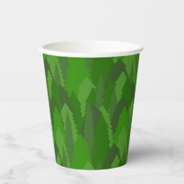 Vasos De Papel Pine Forest