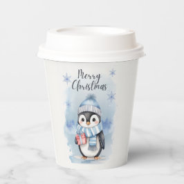 Vasos De Papel Pingüino Cute 2