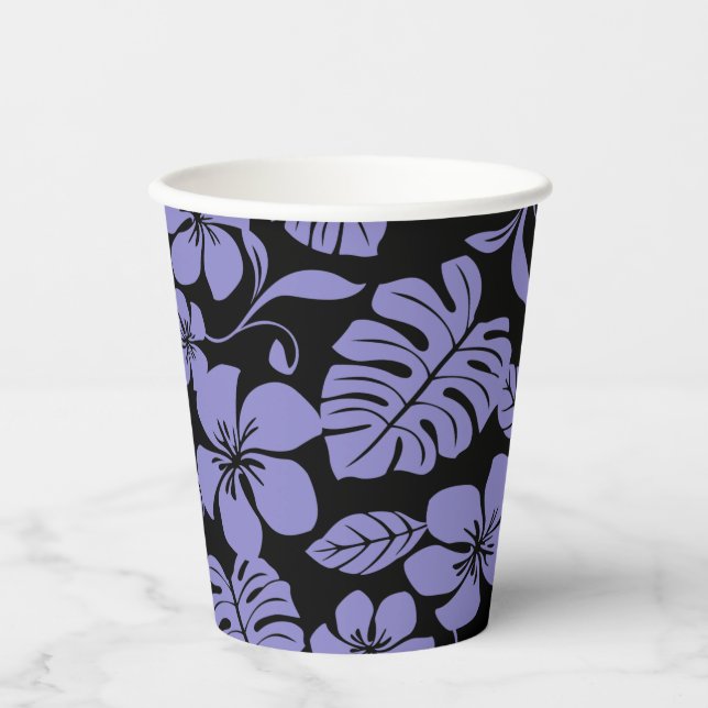 VASOS DE PAPEL PINK BIKINI (NEGRO/LAVENDERO) (Anverso)