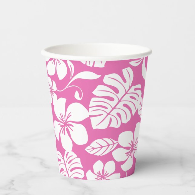 VASOS DE PAPEL PINK BIKINI (ROPA FLAMINGO) (Anverso)