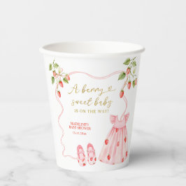 Vasos De Papel Pink Coquette Baby Clothes Baby Shower Paper Cups