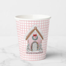 Pink Gingham Gingerbread