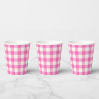 Pink Gingham Plaid Cottagecore