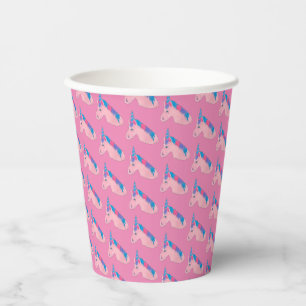 Vasos De Papel Pink Purple Magse Horse Unicornio