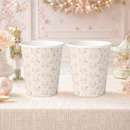 Vasos De Papel Pino de Navidad Bosque de Ensueño Invernal