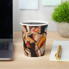 Vasos De Papel Pintura abstracta