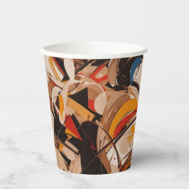 Vasos De Papel Pintura abstracta