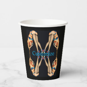 Vasos De Papel Pinups de cosecha acrobática Thunder_Cove