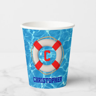 Vasos De Papel Piscina de entrenador de natación LIfesaver