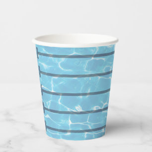 Vasos De Papel Piscina De Equipo De Natación