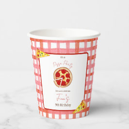 Vasos De Papel Pizza Party Any Age Birthday Paper cup