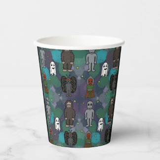 Vasos De Papel Placa de papel espeluznante