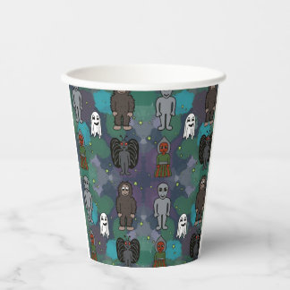 Vasos De Papel Placa de papel espeluznante