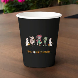 Vasos De Papel Placa de papel espeluznante para los niños en Hall