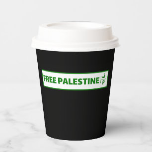 Vasos De Papel Placa de registro de autos palestinos - Palestina 