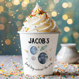 Vasos De Papel Planetas del espacio exterior Galaxia Primer Viaje