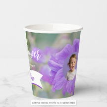 Plantilla de foto personalizada de flor silvestre