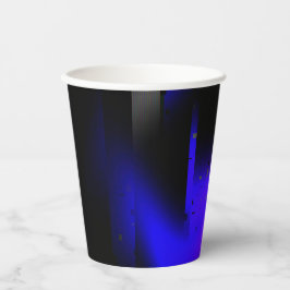 Vasos De Papel Plasma Negro Glitch