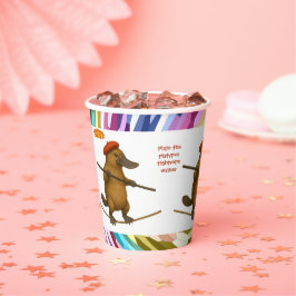 Vasos De Papel Plato platypus tightrope walker