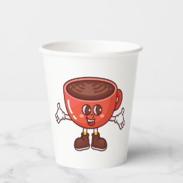 Vasos De Papel Playful and Funny Personalizado Coffee Cup