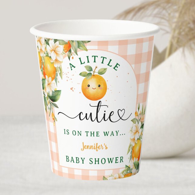 Vasos De Papel Poco cutie Género Baby Shower neutro (Subido por el creador)