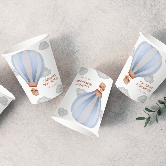 Vasos De Papel podemos esperar a que Boy cub baby ducha (Subido por el creador)