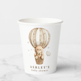 Vasos De Papel Podemos Esperar A Teddy Bear Baby Shower
