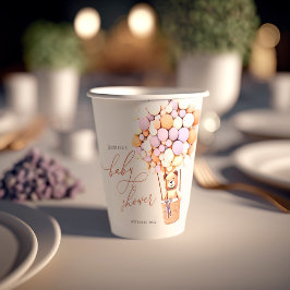 Vasos De Papel ¡Podemos Esperar! Cuadros de papel de Baby Shower