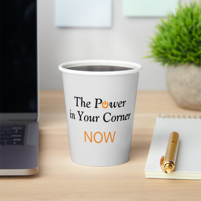 Vasos De Papel poderosa cita de motivación empresarial para logra (in situ)