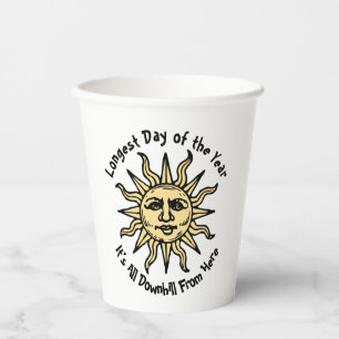 Vasos De Papel Poema del solsticio de verano