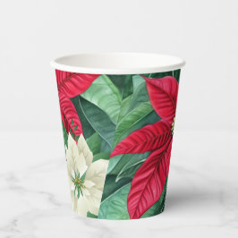 Vasos De Papel Poinsettia