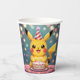 Vasos De Papel Pokémon und seine Treue Freunde