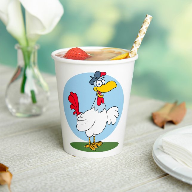 Vasos De Papel Pollo personalizado (Subido por el creador)