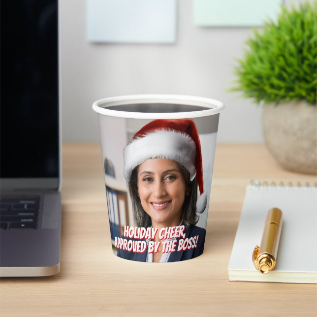 Vasos De Papel Ponte un sombrero de Santa | Diferencial Funny Off (in situ)