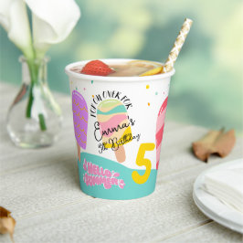 Vasos De Papel Pop On Over Birday Party Paper