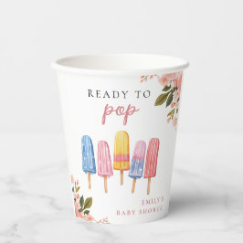 Vasos De Papel Popsicle Ready to Pop Baby Shower
