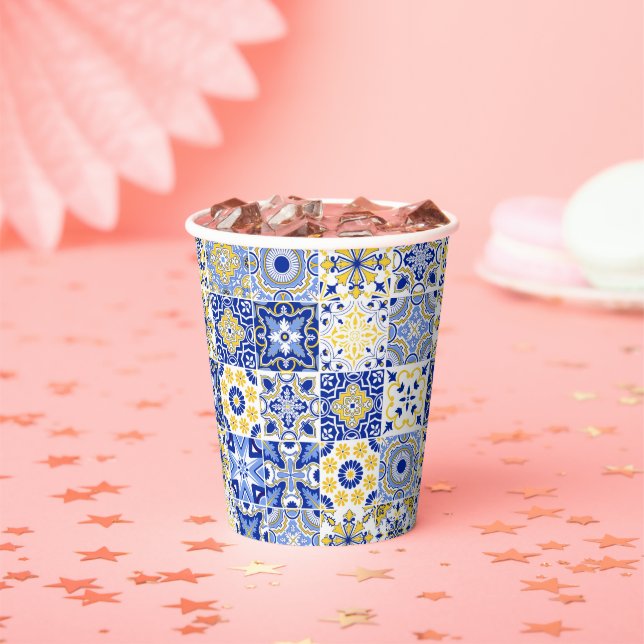 Vasos De Papel Portuguese Tiles Pattern  (in situ)