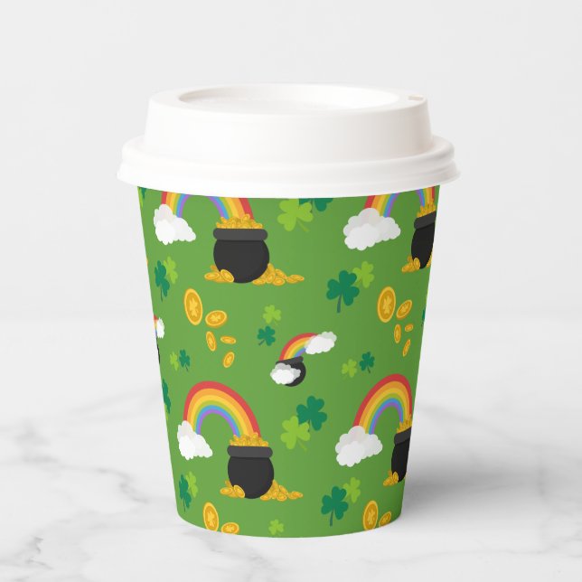 Vasos De Papel Pota De Oro (Anverso)